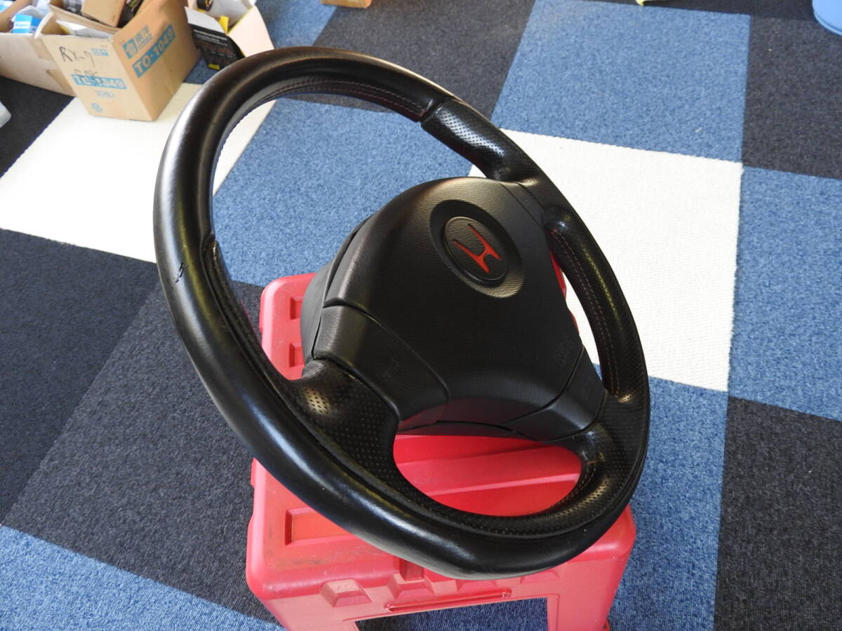 ☆激安個人出品☆正規品☆絶版品☆最終2000年式☆インテグラ　タイプR　DC2　00spec☆純正ステアリング　MOMO☆エアバック正常作動☆保管品_2