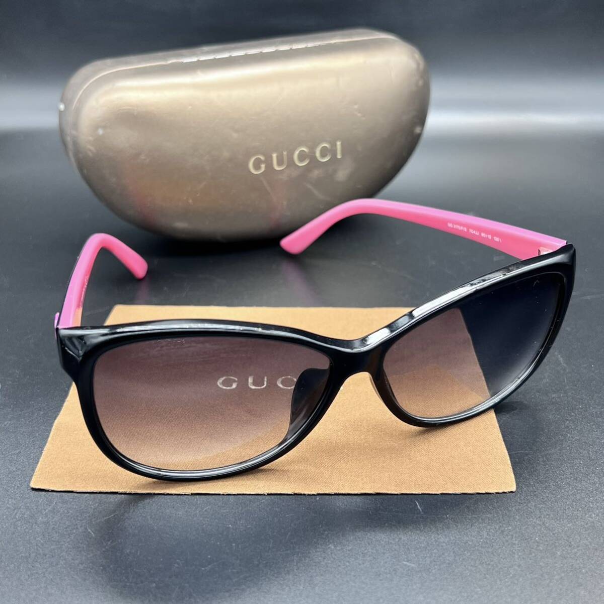 GUCCI ピンク サングラス 正規品 サングラス GUCCI グッチ ピンクフレーム p8-69 ファッション