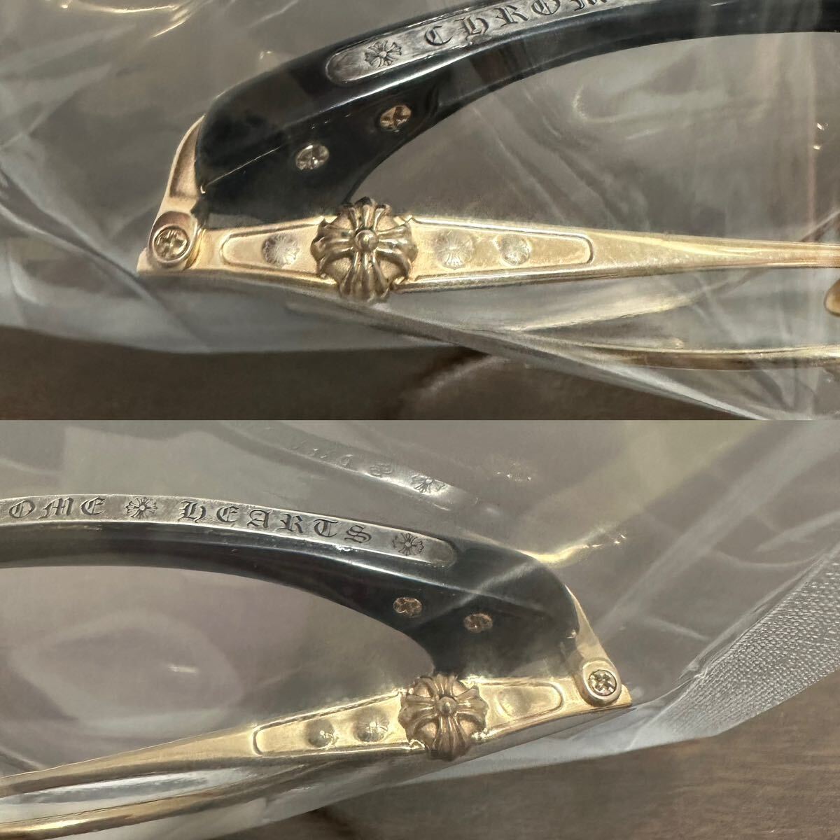 CHROME HEARTS クロムハーツ サングラス メガネ SLUNTRADICTION クロス