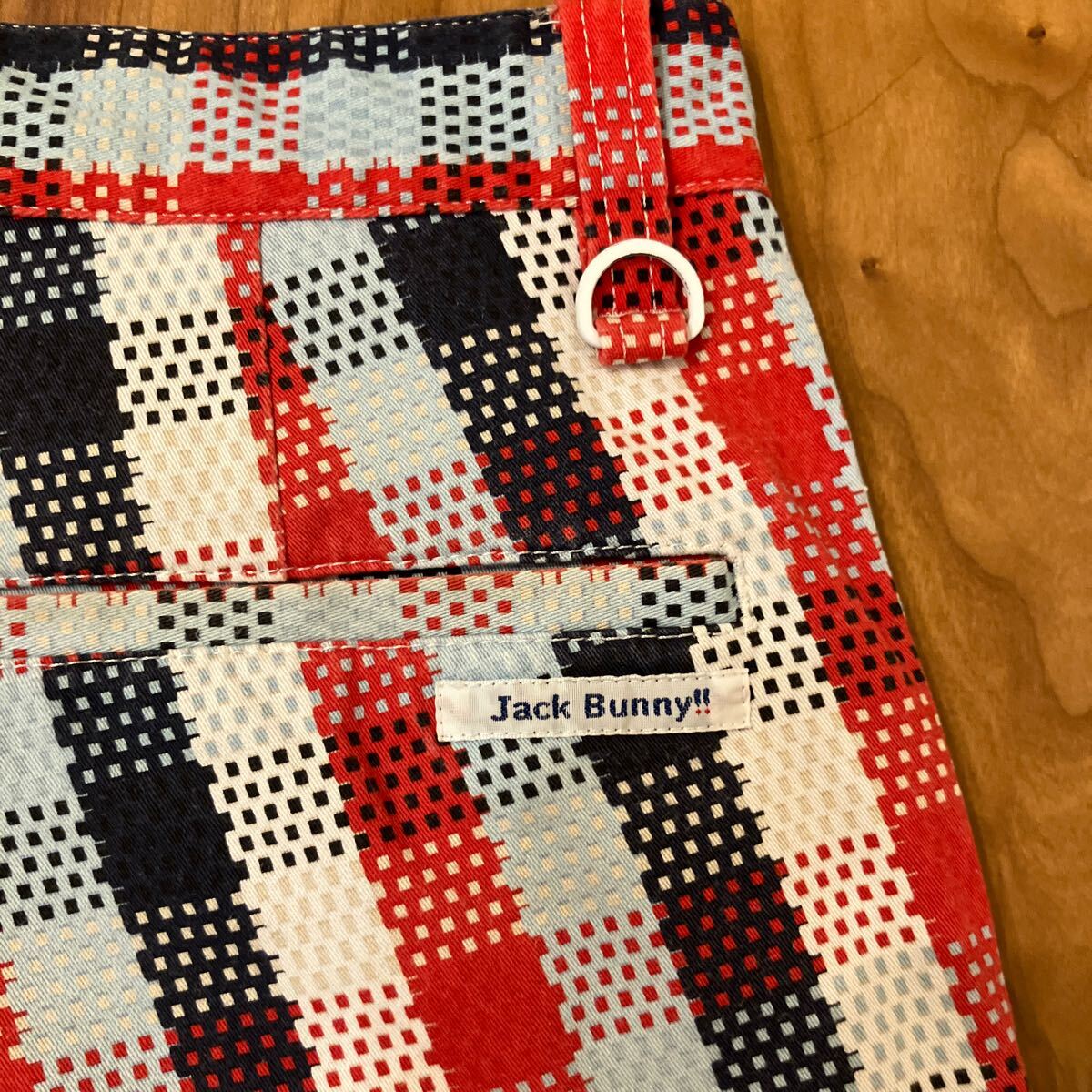 良品Jack Bunny!! ジャックバニー パーリーゲイツ ストレッチ ハーフパンツ ショートパンツ ゴルフウェア 5_3