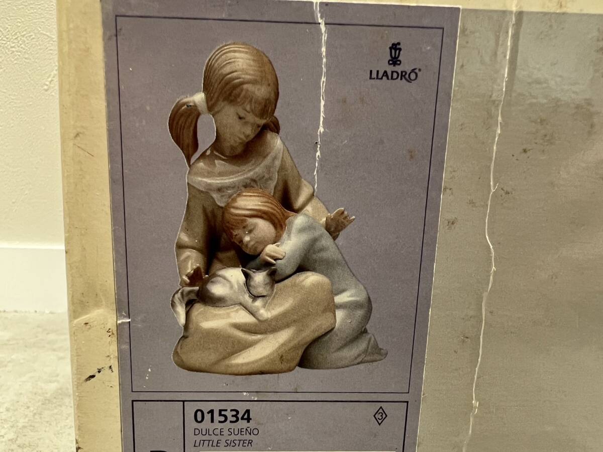 OMO0819.1-226YB】LLADRO リヤドロ LITTLE SISTER リトルシスター