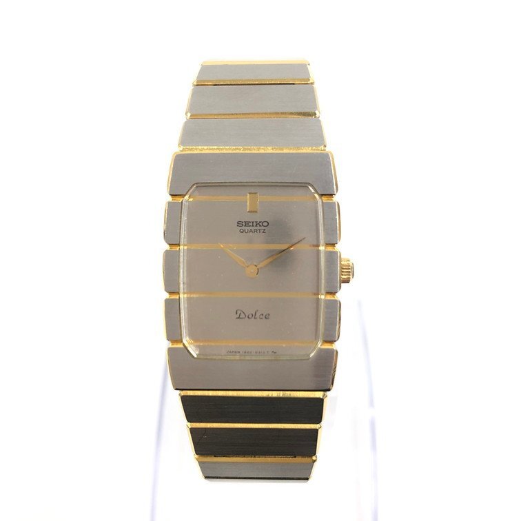 SEIKO セイコー 腕時計 ドルチェ クォーツ SS 1220-5140 稼働品