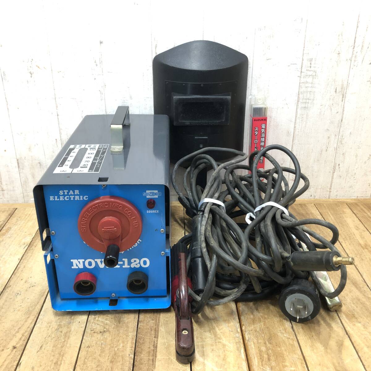 【お得，高品質】 スター電器 SSY-121C NOVA-120 交流アーク溶接機 ポータブルタイプ スズキッド 工具 溶接 小型 ケーブル付き 動作未確認(アーク溶接機)｜売買されたオークション情報、yahooの商品情報をアーカイ アーク溶接機