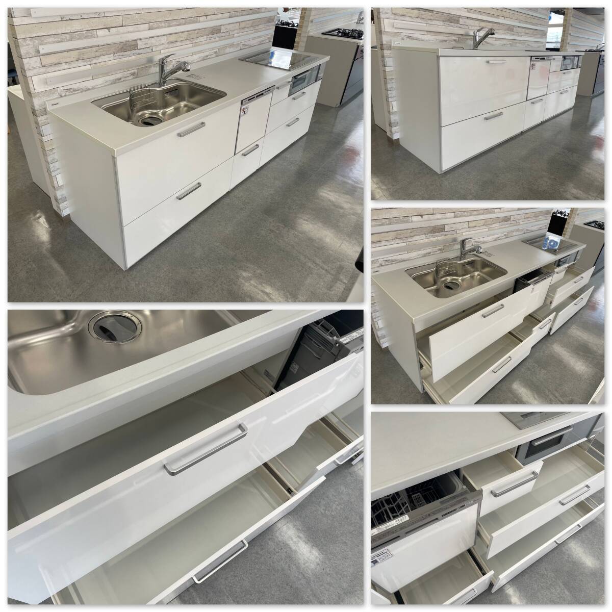 T942☆展示品☆Panasonic パナソニック システムキッチン 幅2550 人工 