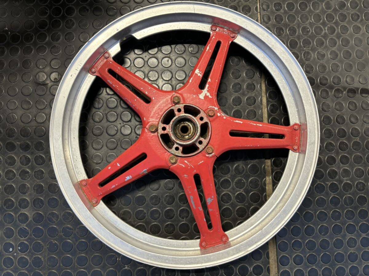ホークフロントホイール 新品タイヤ付き　バブ　cb250t cb250n CB250T CB400T CB250N CB400N スーパーホーク3 HAWK バブ ホーク2