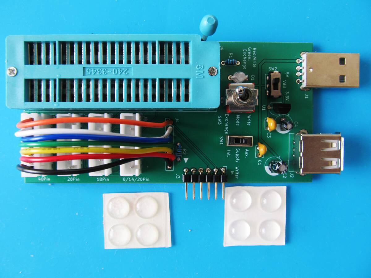 PIC書き込みアダプター　USBからVdd供給40Pin対応　半完成品_1