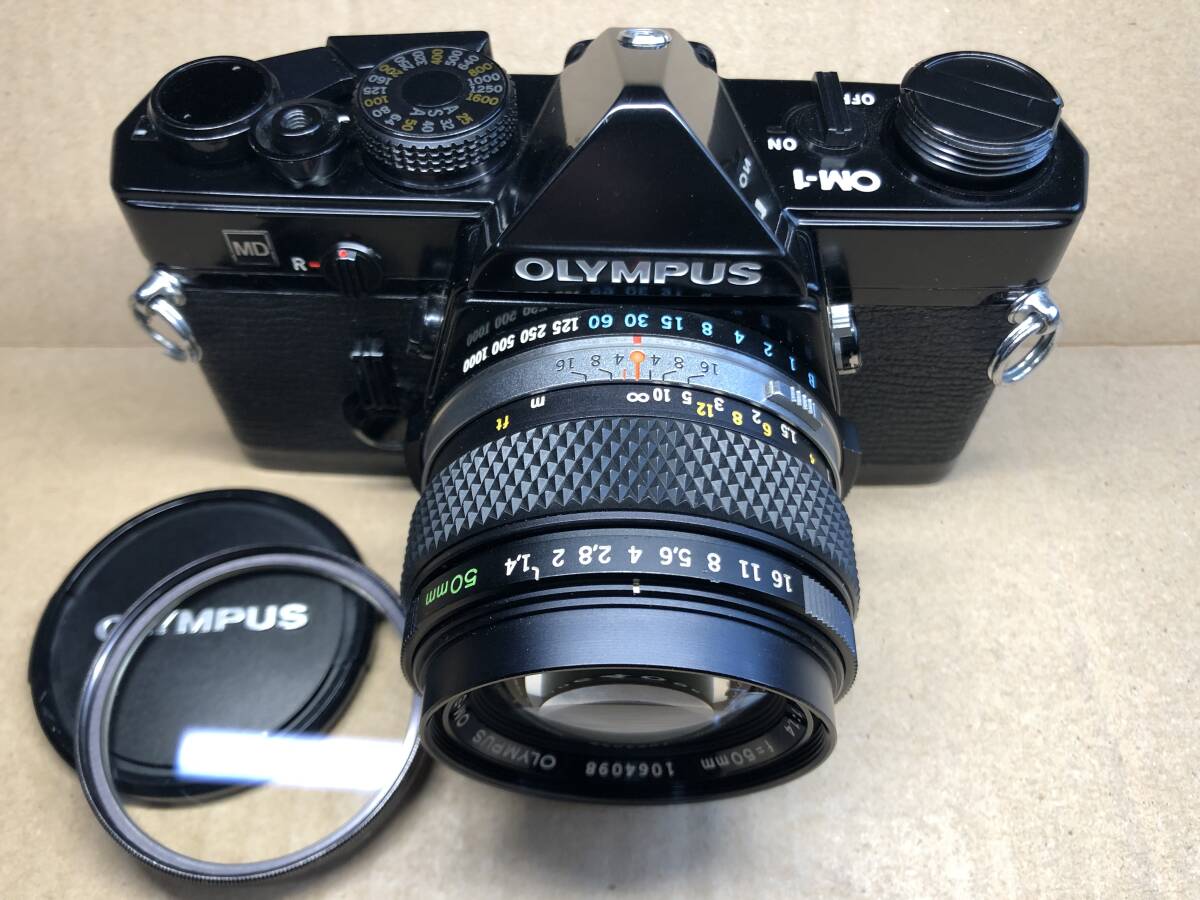 OLYMPUS OM-1 ブラック オリンパス フィルムカメラ MF一眼レフ OM