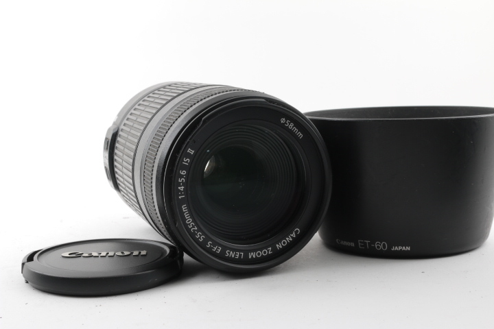 Canon EF-S 55-250mm IS f⁄4-5.6 STM Lens com Zoom is Telephoto :