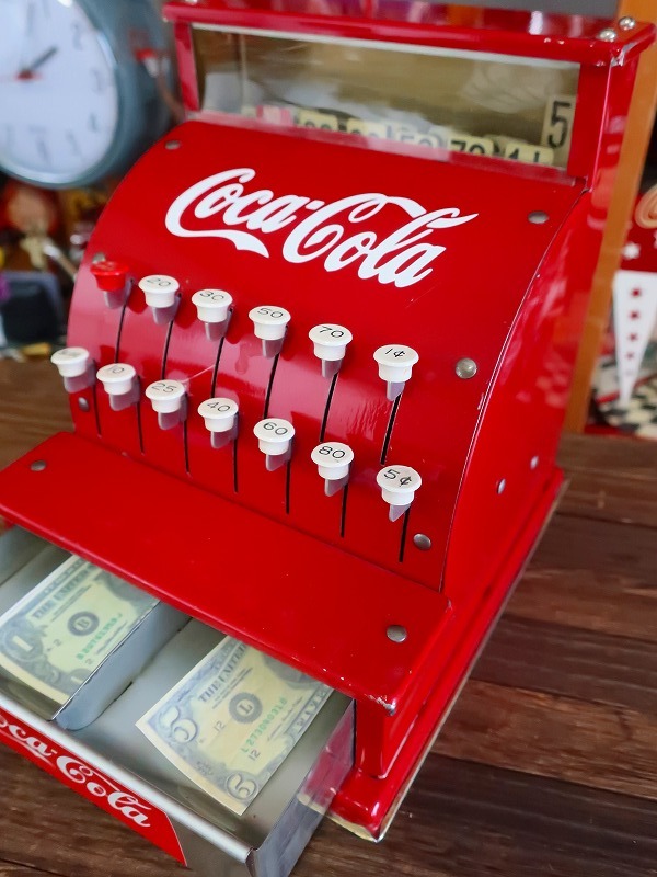 コカコーラ 本物 50s ビンテージ トイレジスター アンティーク 当時物☆コカコーラ 本物 50s ビンテージ トイレジスター レトロ