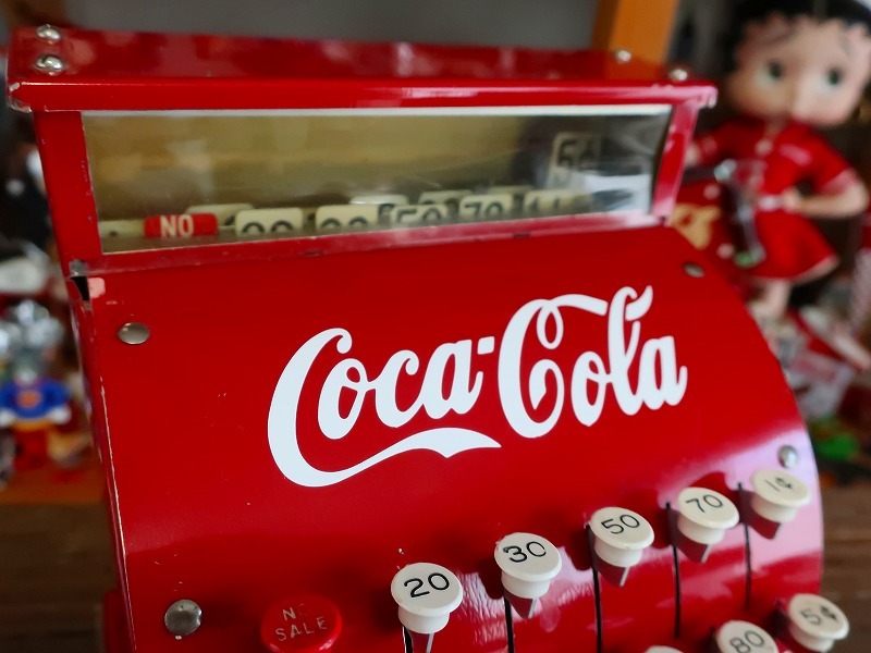 当時物☆コカコーラ 本物 50s ビンテージ トイレジスター レトロ