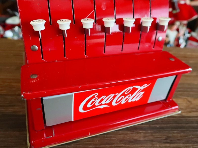 コカ・コーラ　ヴィンテージトイ　レジスター　1950 当時物☆コカコーラ 本物 50s ビンテージ トイレジスター レトロ