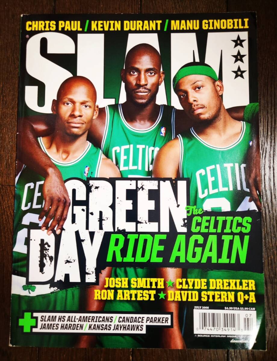 2008 July SLAM MAGAZINE #119 KEVIN GARNETT RAY ALLEN / スラム 雑誌
