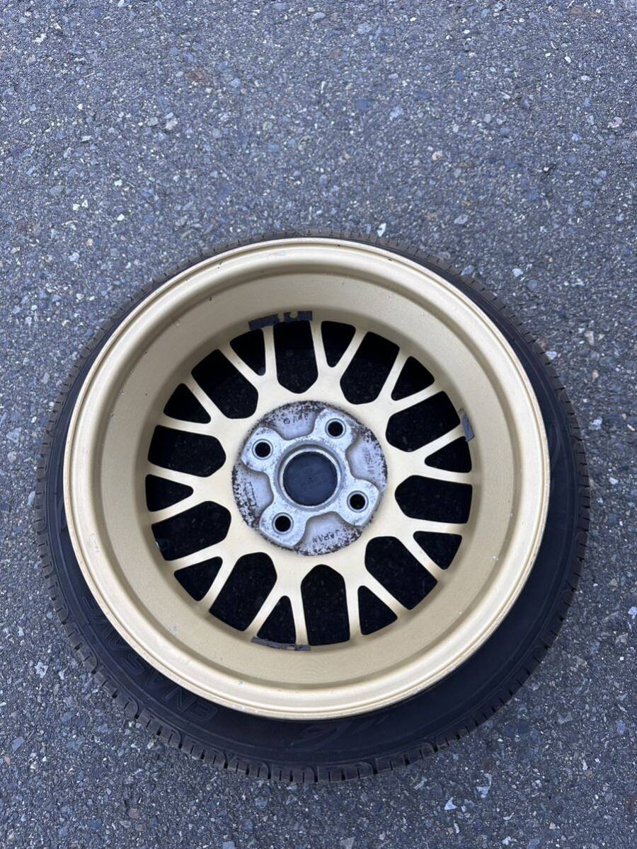 BBS R13 鍛造ホイール　ゴールド　4本　アルミホイール　純正 美品 希少 ゴールド BBS 13インチ 中古4本セット 4J +45 4穴4H PCD100