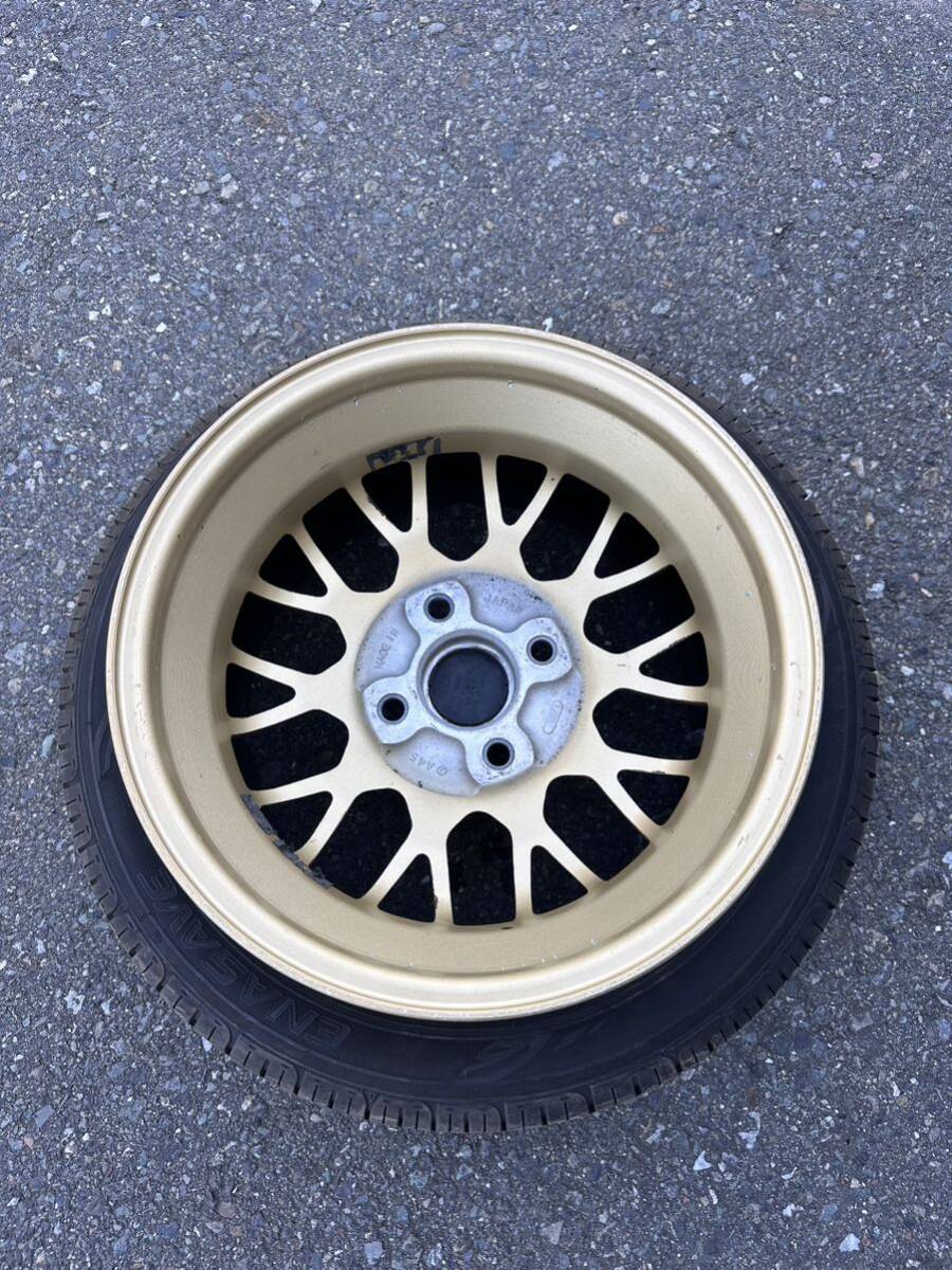 美品 希少 ゴールド BBS 13インチ 中古4本セット 4J +45 4穴4H PCD100