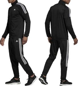 アディダス XO メンズ MUSTHAVES TEAM SPORTS トラックスーツ ブラック 上下 ジャージ 薄