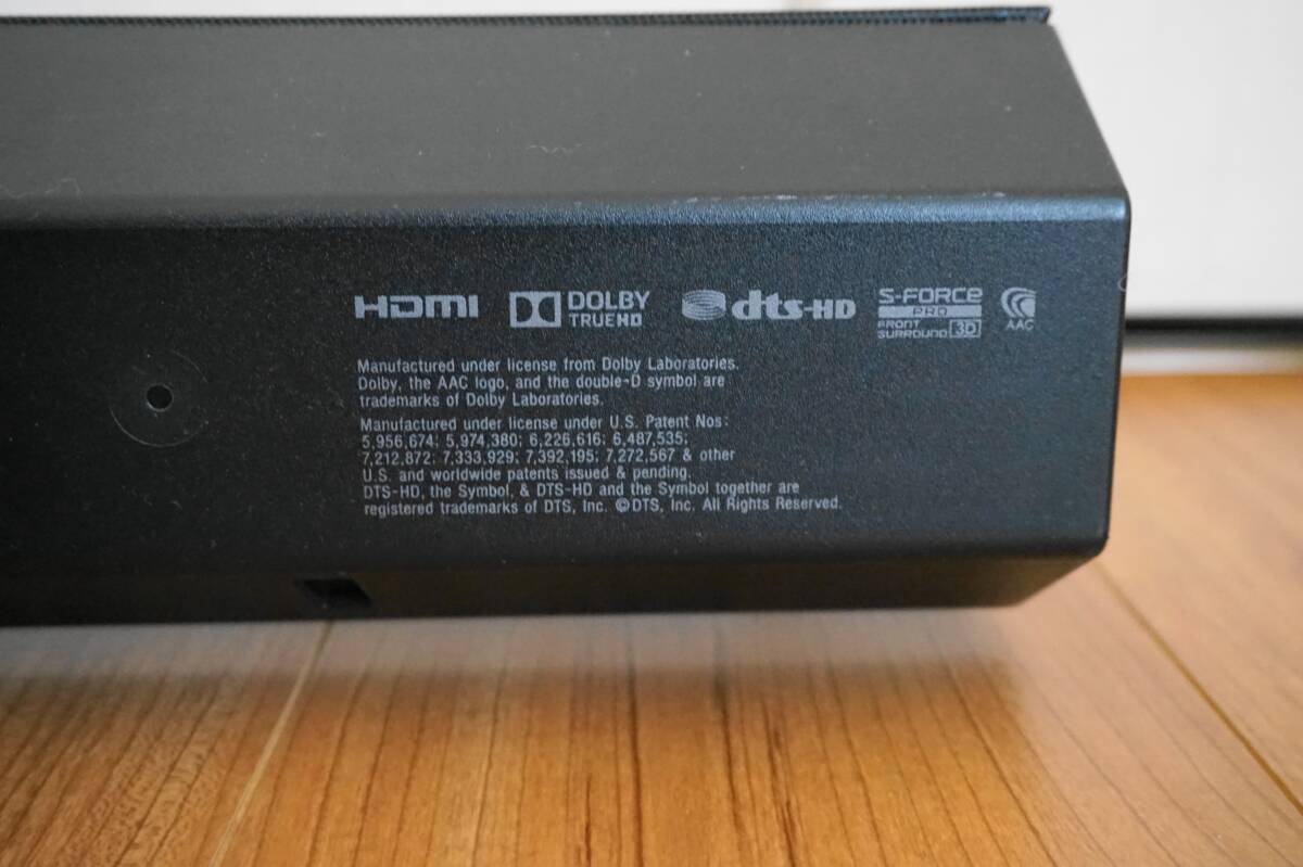 ■SONY◆ホームシアターシステム◆HT-CT660◆2013年製◆Bluetooth/NFC対応◆サウンドバー＋ウーファー◆SA-CT660◆SA-WCT660_3