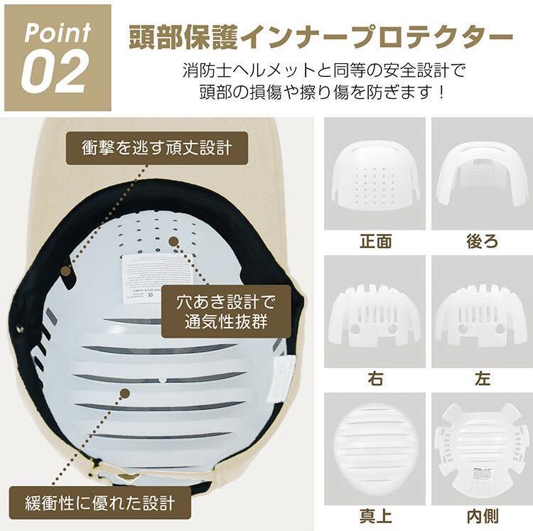 【キャップ型ヘルメット】自転車ヘルメット あご紐付き CE認証済_4