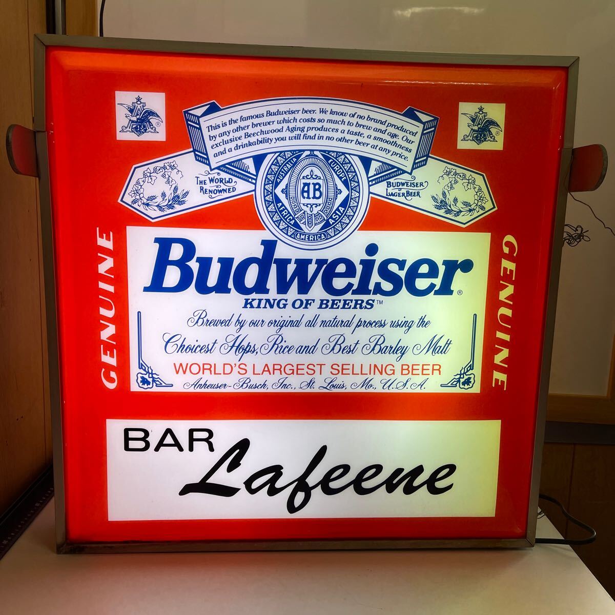 バドワイザー ネオンサイン レア1円〜Budweiser -バドワイザー 2026年 