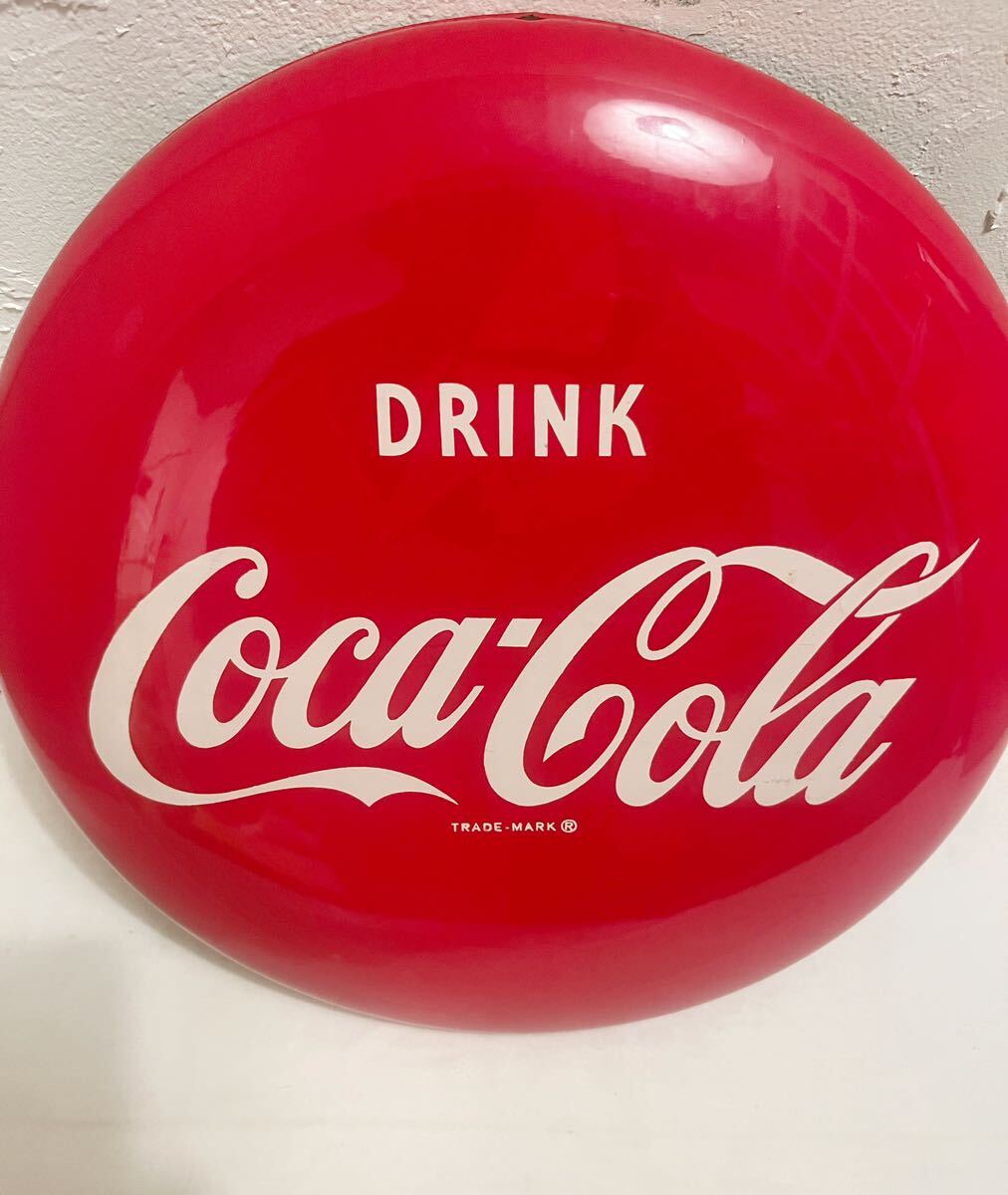 Coca-Cola コカコーラ 丸型看板 ビンテージ アメリカ製 ホーロー看板