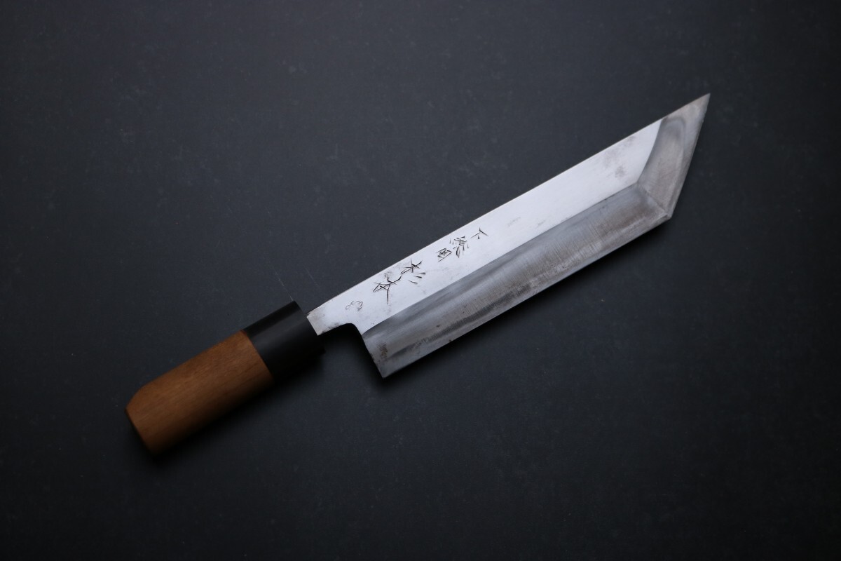 杉本刃物 鰻包丁 うなぎ包丁 和包丁 杉本 包丁 水牛柄 21cm(和包丁