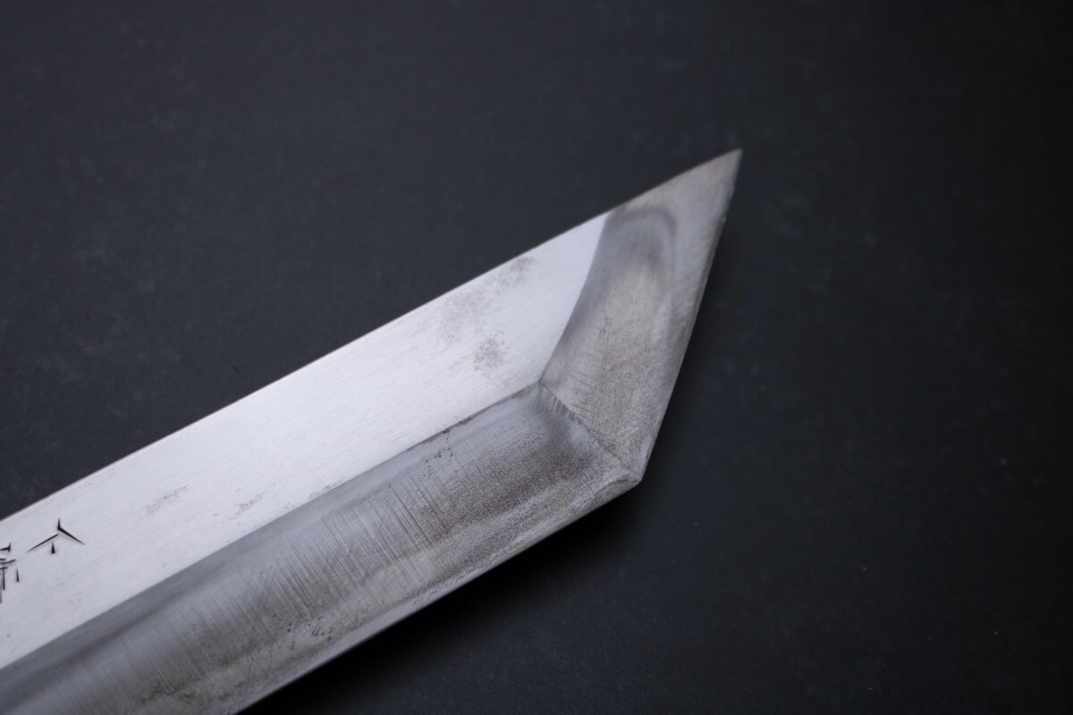 新品 杉本 鰻 ウナギ うなぎ 包丁 全長280mm 刃渡り190mm 中華包丁 正本総本店 正本 本霞玉白鋼 鰻サキ 21cm - 調理器具のSHOKUBI