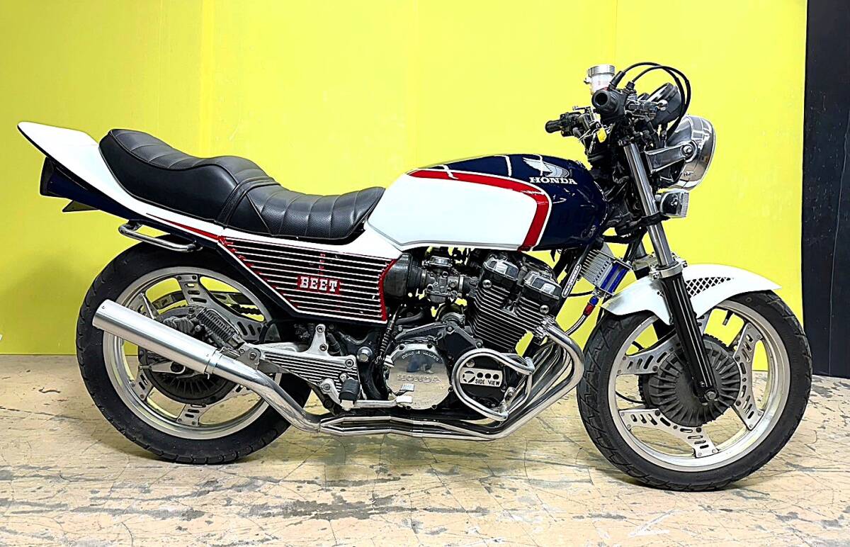 821 CBX400F外装セット 青白1型 カラー/中古 美品 塗装後 未使用NC07