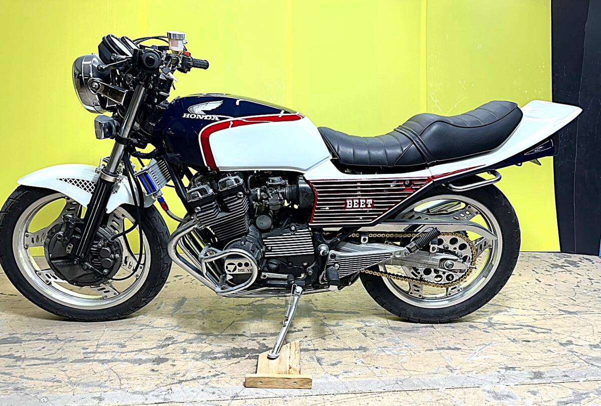 821 CBX400F外装セット 青白1型 カラー/中古 美品 塗装後 未使用NC07