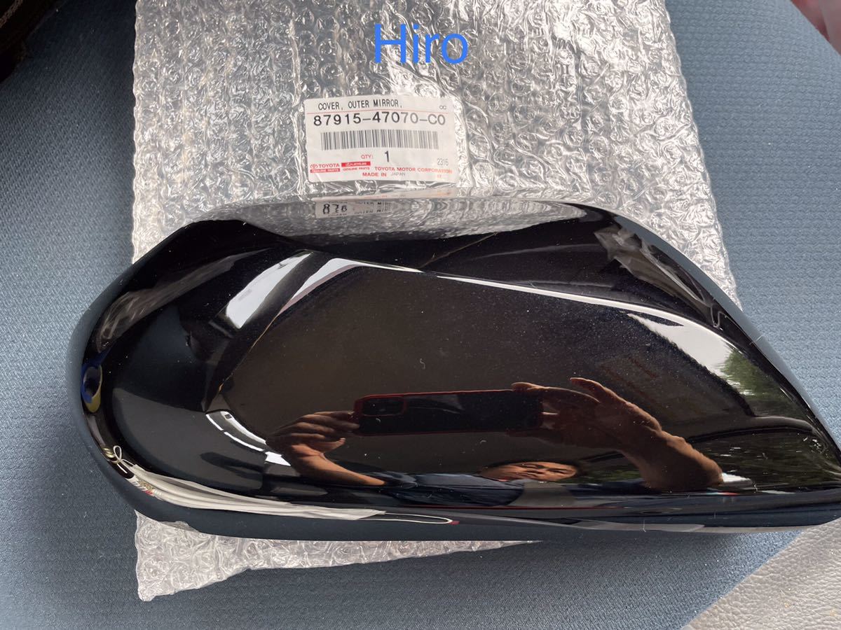 ☆ 各種カラー対応OK 新品 純正品 トヨタ プリウス ZVW50 51 55 PHV 52 右 ドアミラーカバー 218 ブラックマイカ