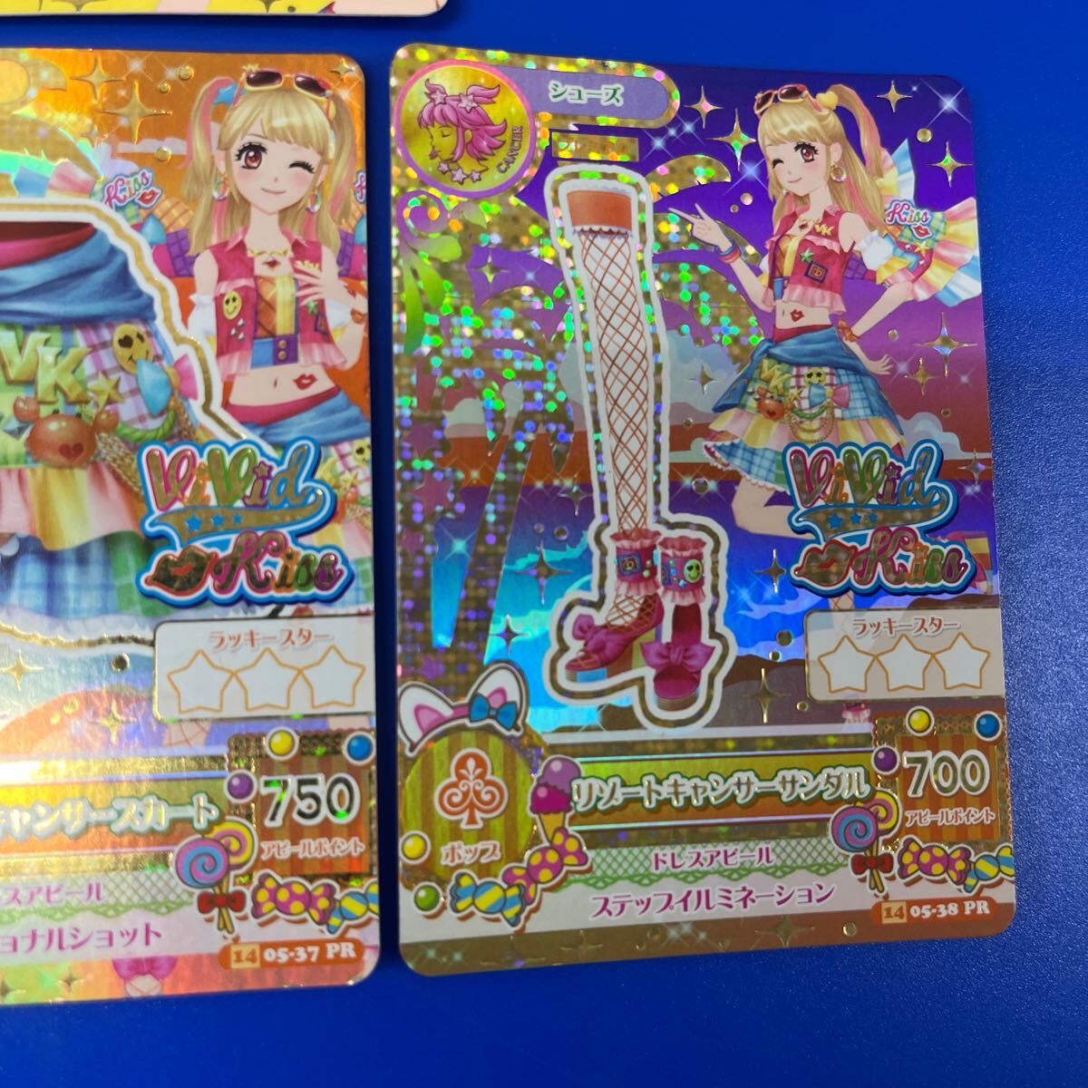 アイカツ PR R フルコーデ4枚セット リゾートキャンサートップス