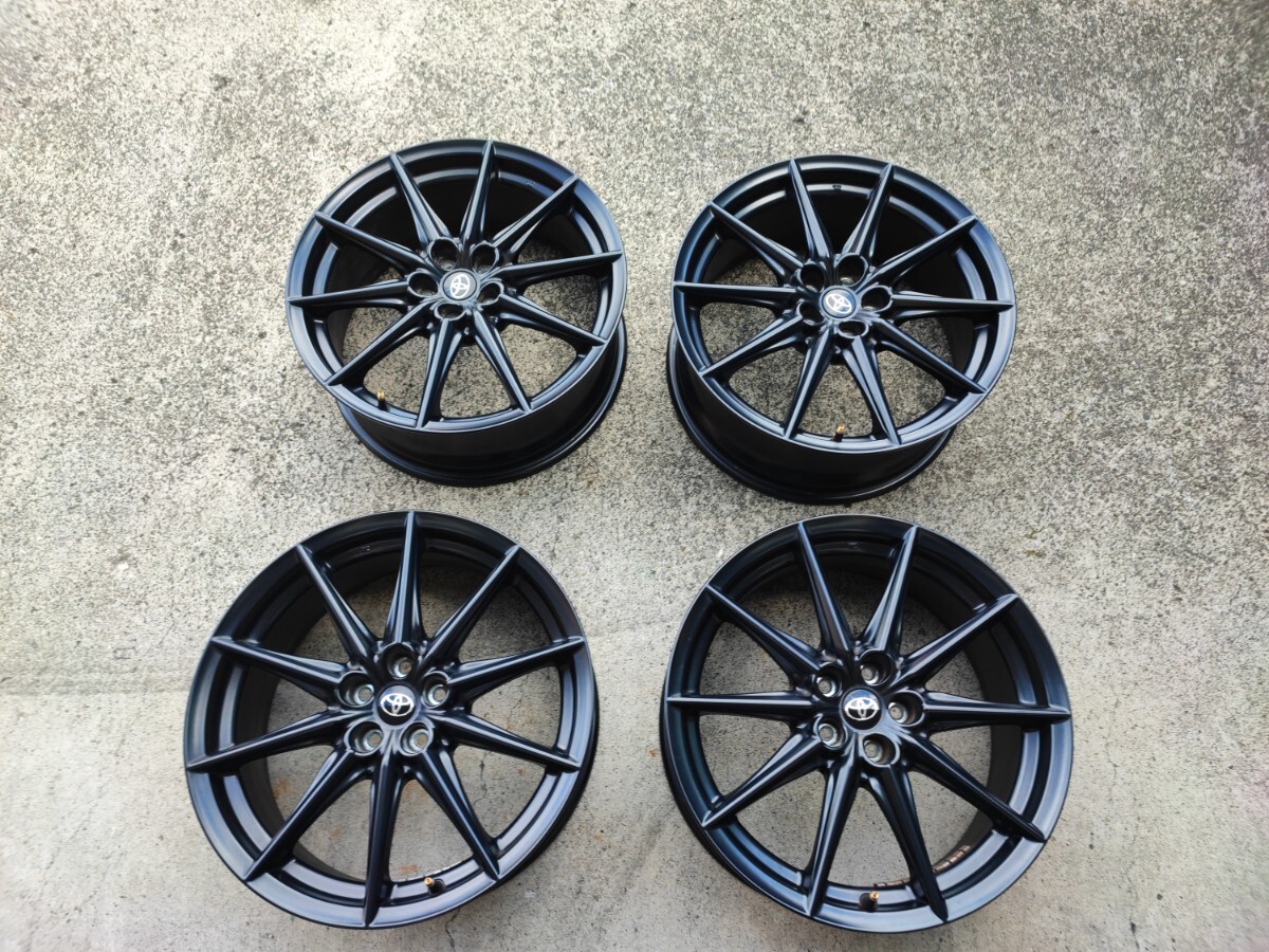 GR86 純正ホイール 18インチ 4枚 中古 ガリ傷無し 18×7.5J＋48 100/5(5