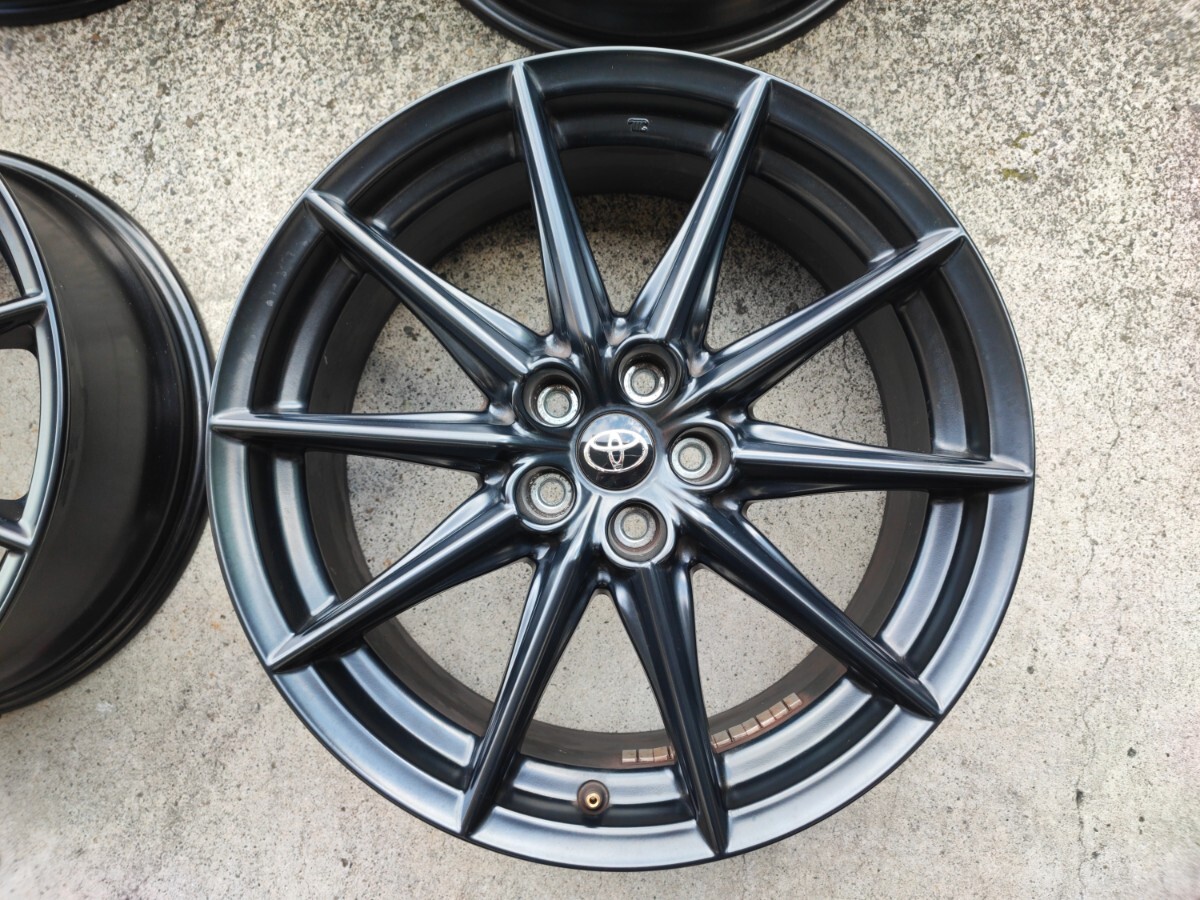 GR86 純正ホイール 18インチ 4枚 中古 ガリ傷無し 18×7.5J＋48 100/5(5