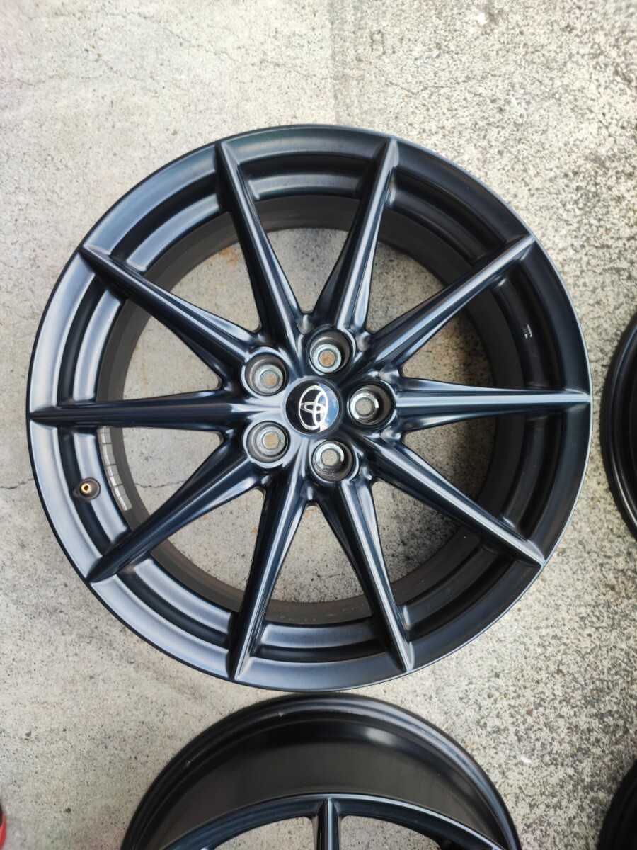 GR86 純正ホイール 18インチ 4枚 中古 ガリ傷無し 18×7.5J＋48 100/5(5