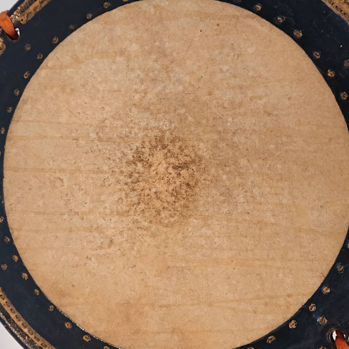 A12-1007　和楽器 和太鼓 締太鼓 附締太鼓 バチ付属_7