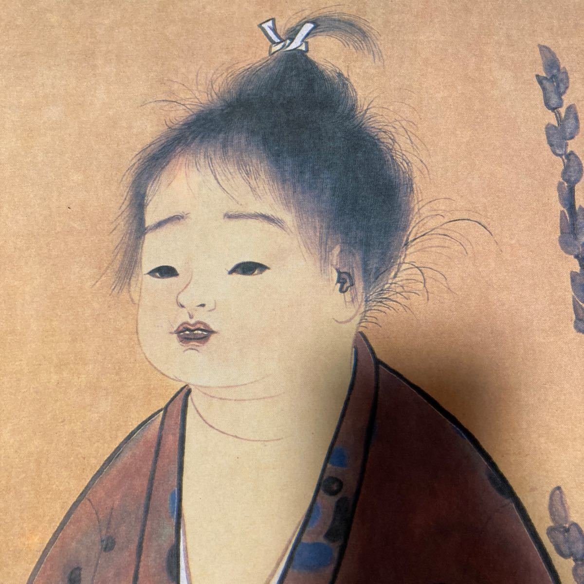 印刷】掛軸 横山大観 無我 絹本 箱無 / 足立美術館 竹内栖鳳 日本画