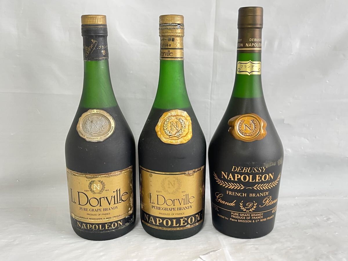 SJ0610-63 DEBUSSY NAPOLEON/L.Dorville NAPOLEON 700ml 40% 3本セット