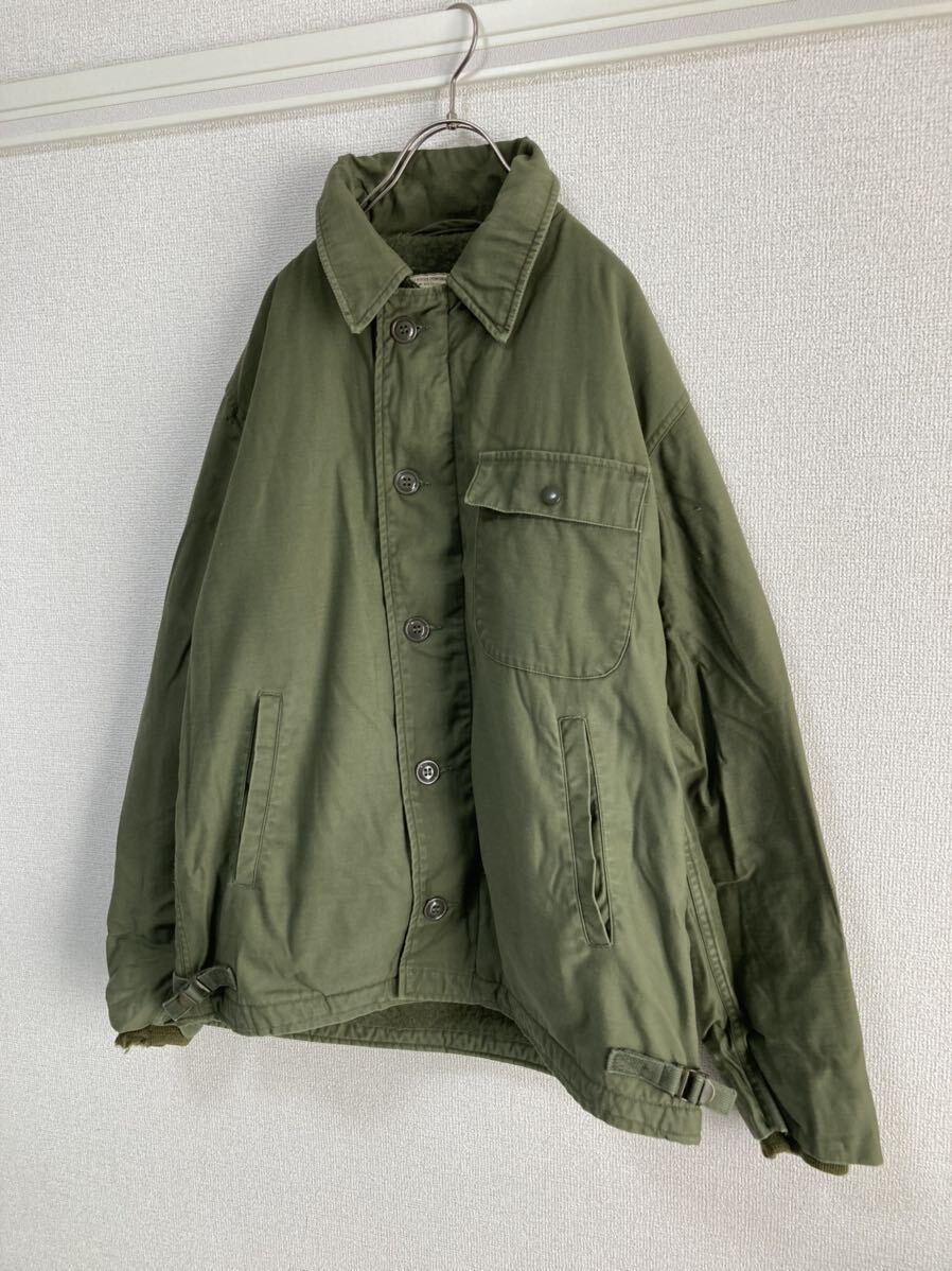 60s 米軍実物 A-2 デッキジャケット US NAVY ミリタリー ビンテージ