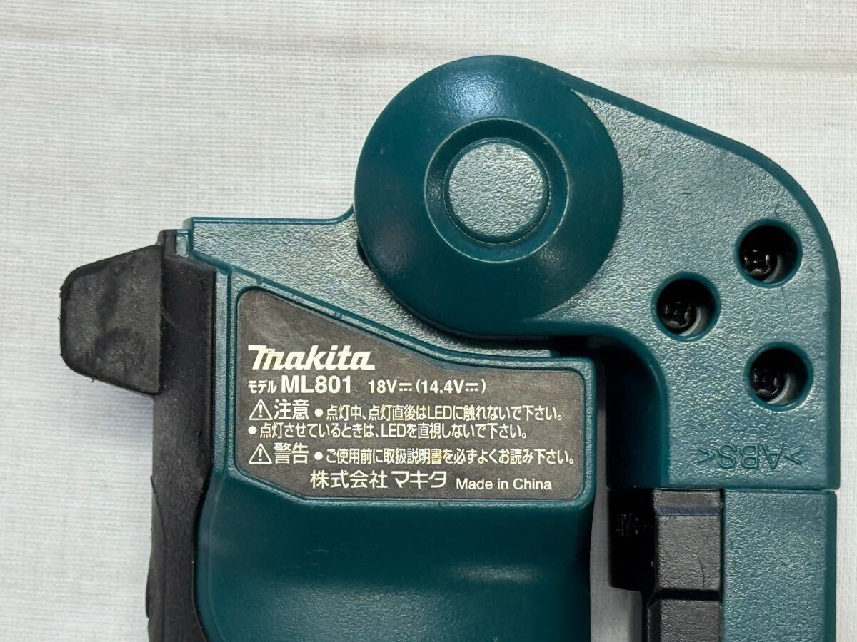 makita モデルML801 14.4V-18V 中古品！バッテリBL1415中古品付き！_6