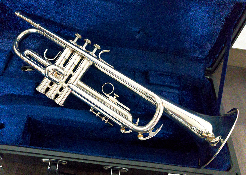 ■KAWAI KTR-94S JEWEL 最上位モデル トランペット 銀メッキ 河合楽器■_2