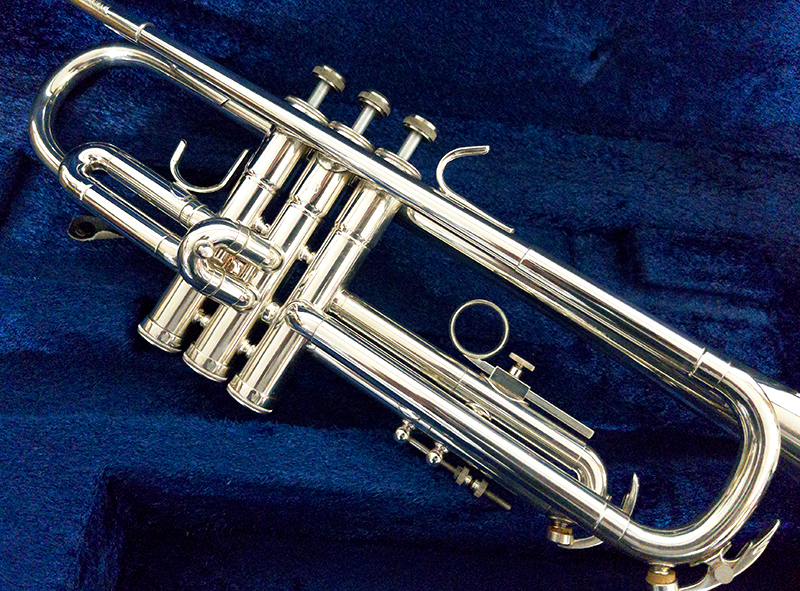 ■KAWAI KTR-94S JEWEL 最上位モデル トランペット 銀メッキ 河合楽器■_3