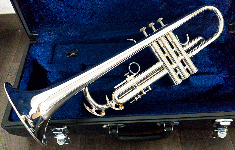 ■KAWAI KTR-94S JEWEL 最上位モデル トランペット 銀メッキ 河合楽器■_4