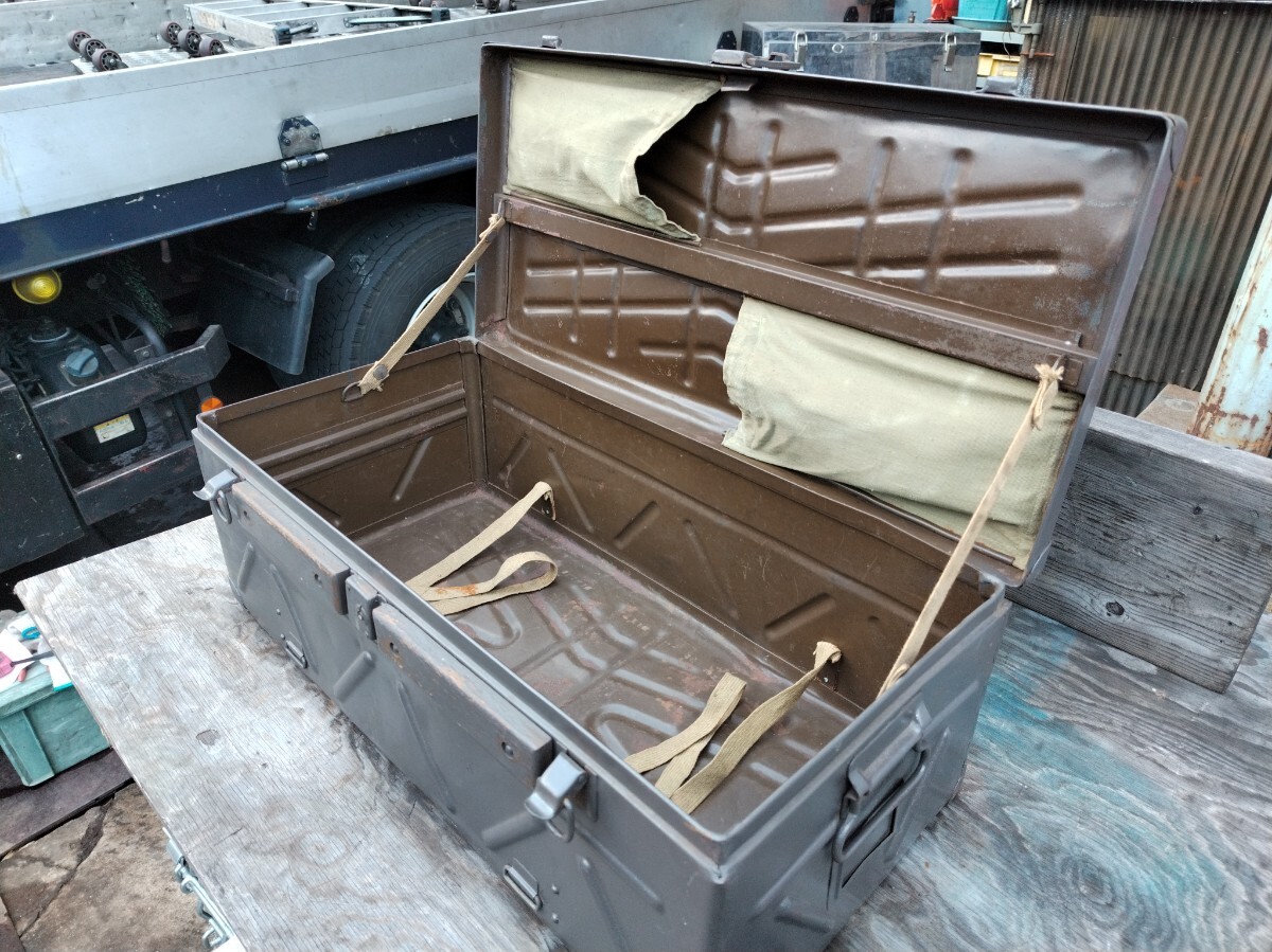 ミリタリーケース 旧日本陸軍 軍用トランク 660㎜×330㎜ 高さ約240