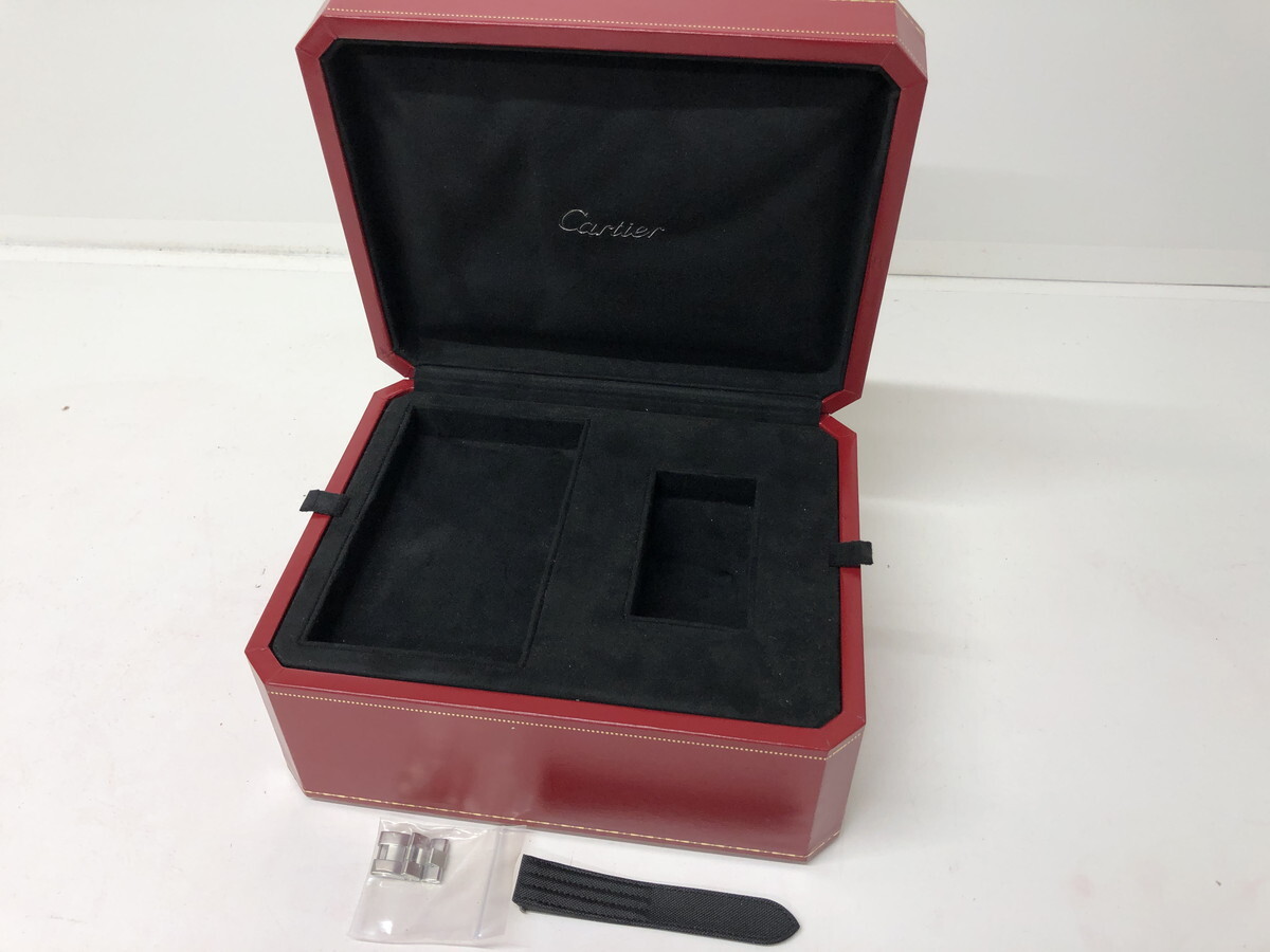 11274 △ Cartier カルティエ 時計箱 純正 外箱のみ 空箱 レッド(箱