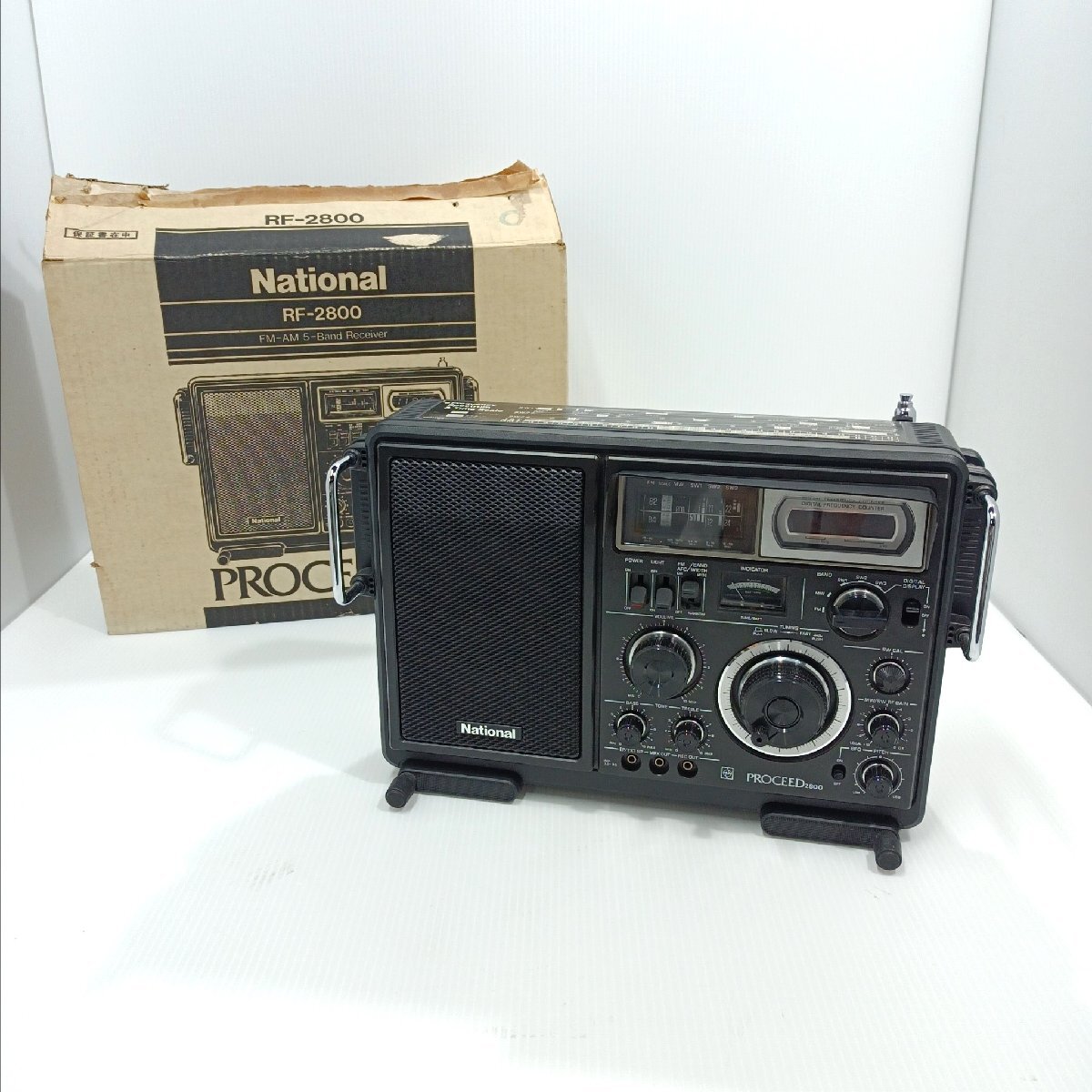 National PROCEED 2800 RF-2800 ナショナル プロシード BCLラジオ 5