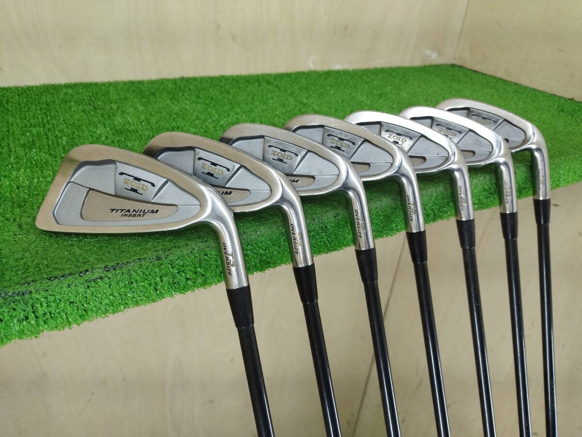 MIZUNO T-ZOID TITANIUM INSERT ミズノ Tゾイド 3番～9番 7本セット