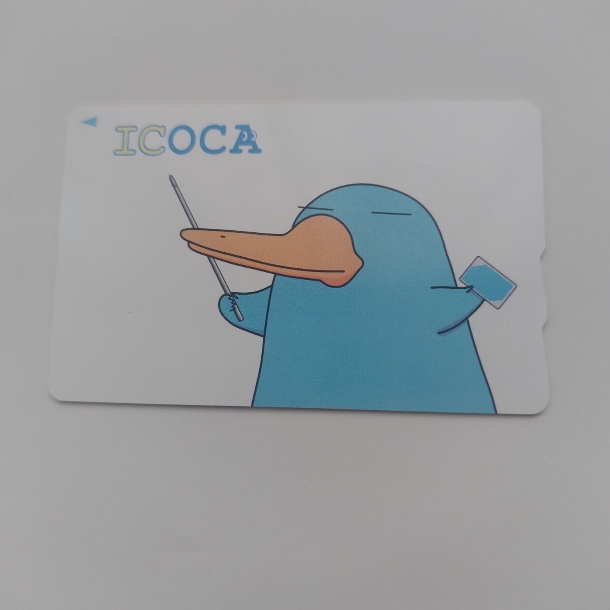 ICOCA デビュー 記念 極美品 イコカ 使用可能 カモノハシ JR西日本
