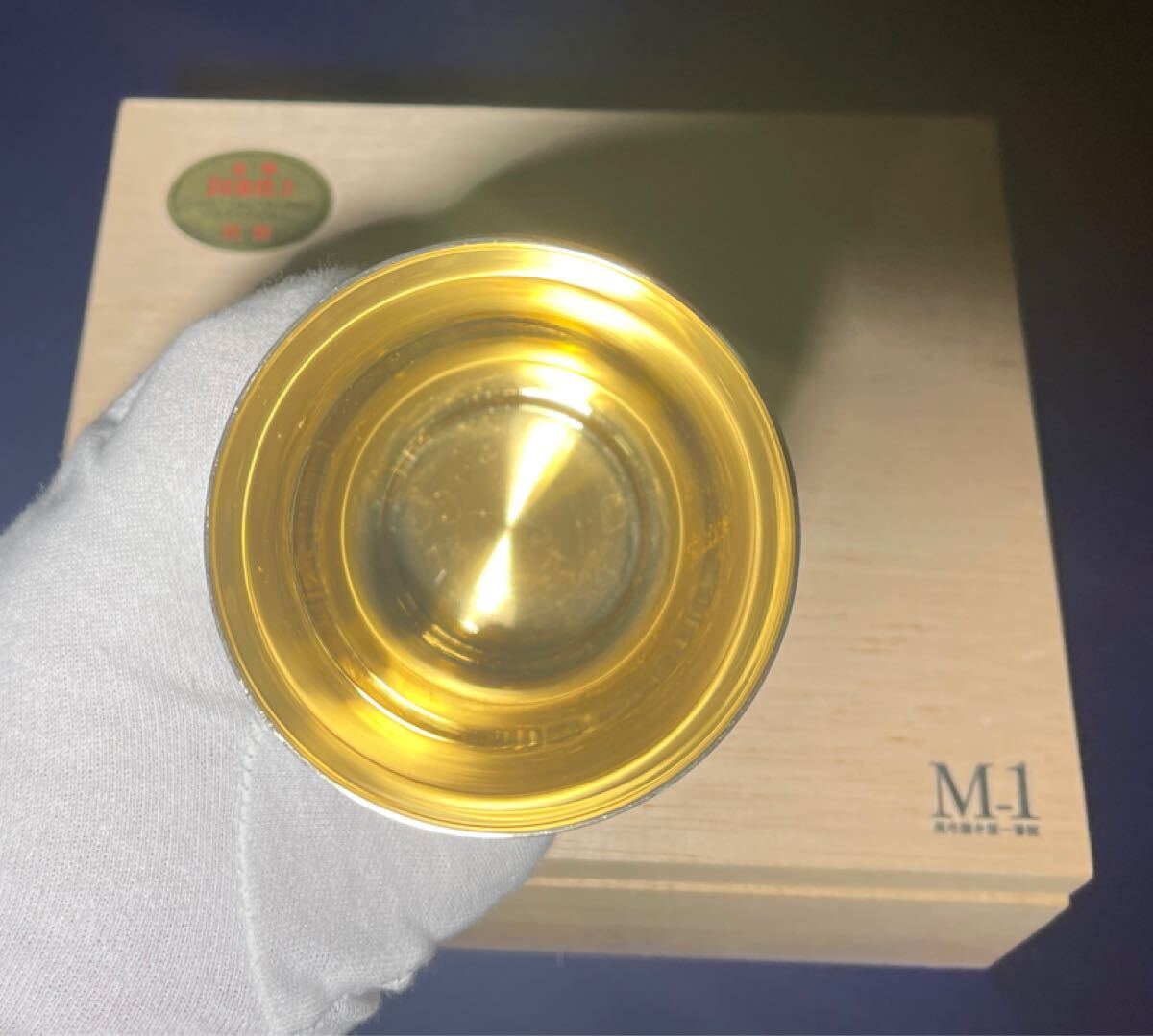 タンブラー　燕市磨き屋一番館　24金仕上げ　ペア箱入_4