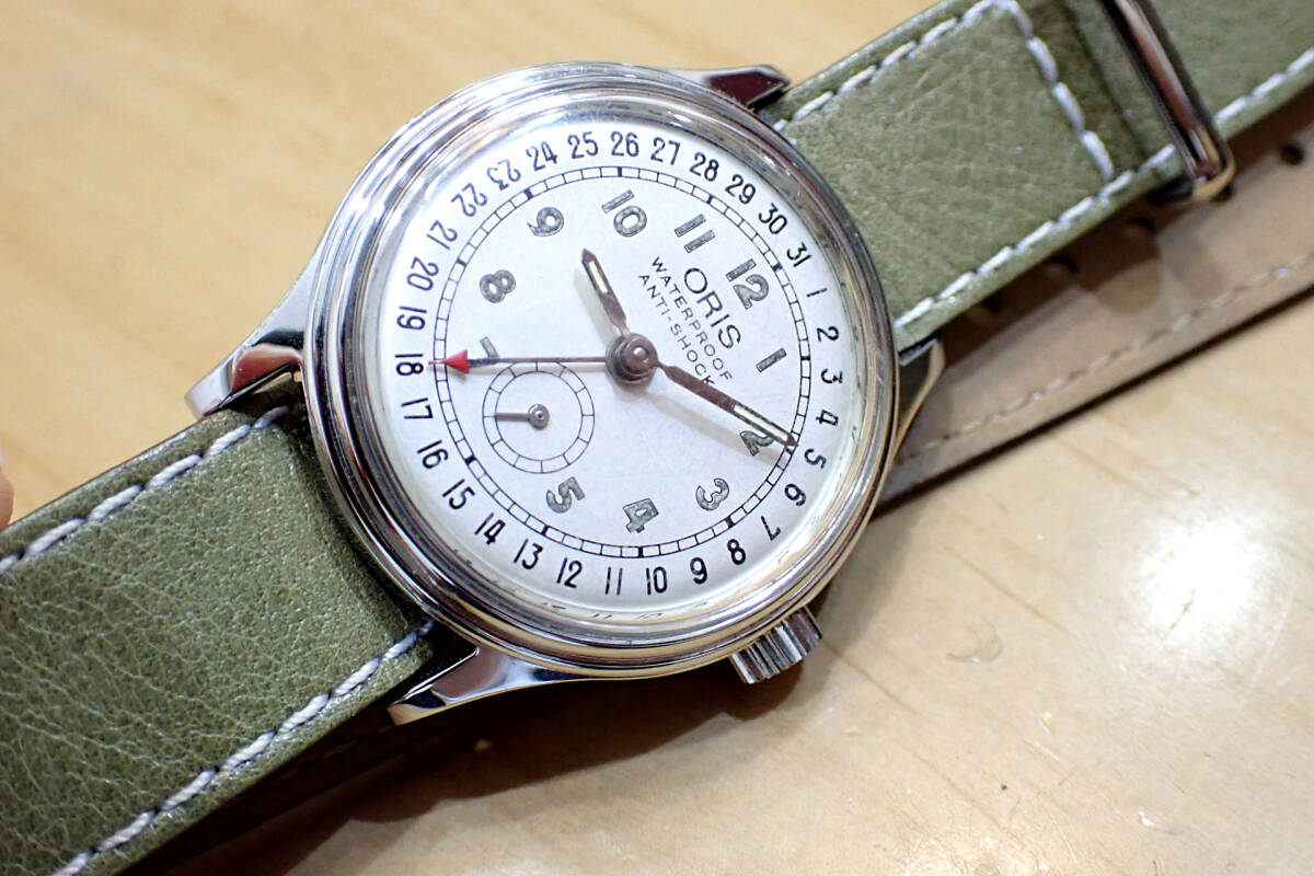 オリス/ORIS ポインターデイト/スモールセコンド 6651 ◇ シルバー文字