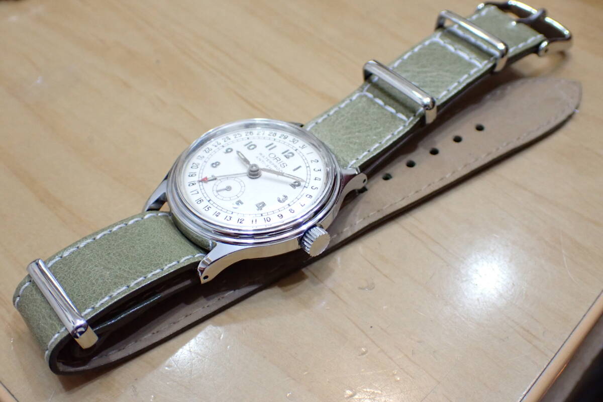 オリス/ORIS ポインターデイト/スモールセコンド 6651 ◇ シルバー文字