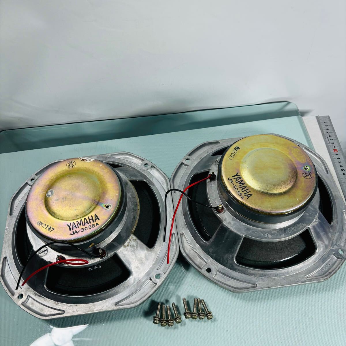 F783 YAMAHA NS-1000M JA-3058A ウーファー　ペア。音出確認済み　送:120_4