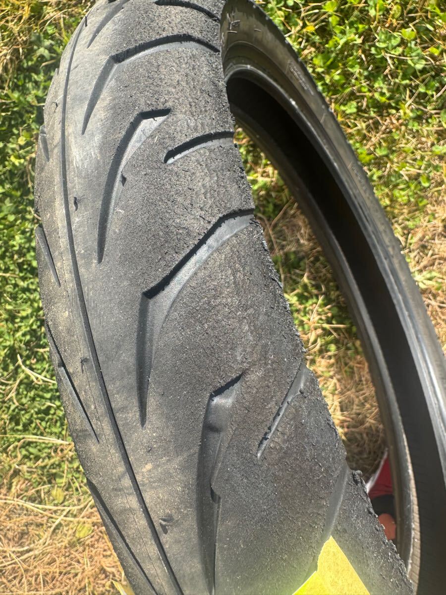 センターバリ山　BT39SS　100-80-17　フロント用中古　検索→TT900　RX-02 100/80-17 52S e_4